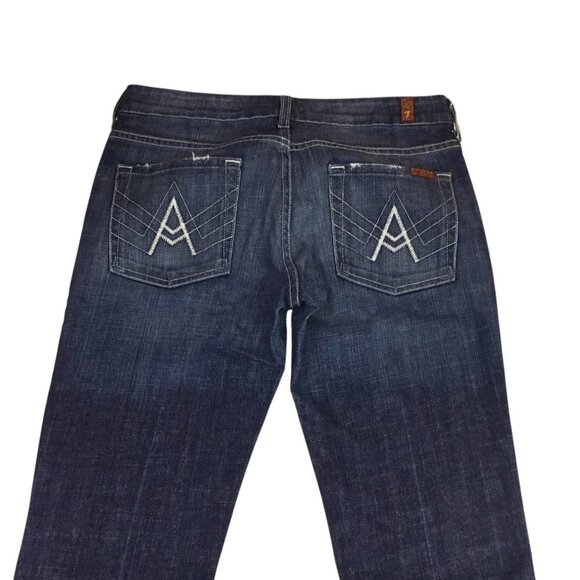 7 For All Mankind ‘A’ Pocket Womens 29x33 Flare Jeans - Picture 9 of 16